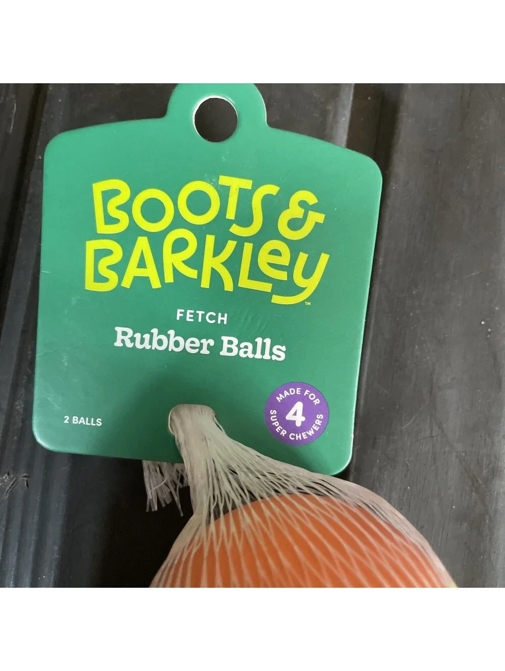Boots and Barkley Fetch Rubber Balls 2 Count